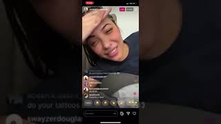 Stephanie Santiago talks about lip service on ig live 21820 [upl. by Aihtak]