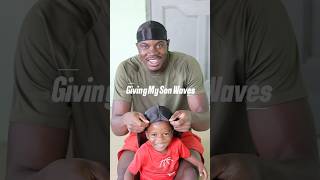 Giving my son 360 waves [upl. by Shauna363]