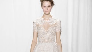 Reem Acra  Fall Winter 2017 Bridal Collection Full Fashion Show  Exclusive [upl. by Adnam]