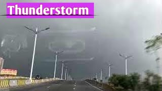 পূর্বাচল এক্সপ্রেসওয়ে ঝড়ের কবলে। Thunderstrom effected Megh Bristi Vlog [upl. by Htir]