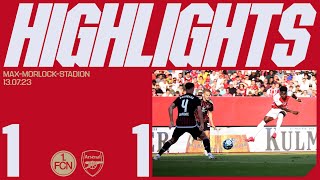 HIGHLIGHTS  FC Nurnberg vs Arsenal 11  Preseason friendly [upl. by Beryle]