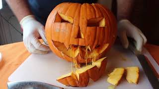 Come creare e tagliare la zucca di Halloween  Il Tutorial [upl. by Roderick]