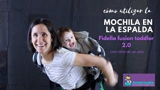 Mochila ergonómica a la espalda · Fidella fusión 20 [upl. by Ahsekal]