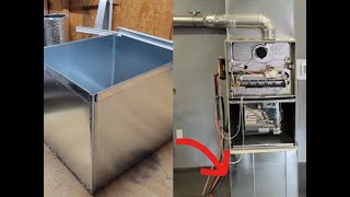 How to completely assemble a Vertical Plenum Box for HVAC [upl. by Hagi]