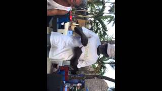 Coconut man on Cabarete Beach Dominican Republic [upl. by Farhsa]