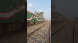 High speed diesel train Benapole express shortvideo [upl. by Llednyl238]