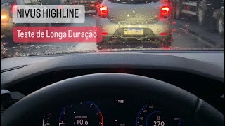 VW Nivus Highline 200 TSI 20222023 l Teste de Longa Duração [upl. by Ecirtac]