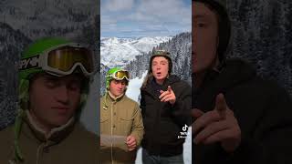 SKI TRAIL NAMES R TOO MUCH ⛷️ ski snowboarding aspen skiing skilife funnyvideos realateable [upl. by Ziom]