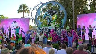 SeaWorld 50th anniversary Sea of Surprises celebration kickoff in Orlando [upl. by Jillayne781]