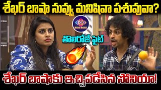 Unwanted Argument Shekhar Basha With Soniya Akkula Bigg Boss 8 Telugu  Nagarjuna  Hunt Media [upl. by Atteuqahs]