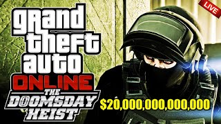 GTA 5 Online Live Dooomsday Heist 20 Trillion Dollar Challenge [upl. by Rattray]