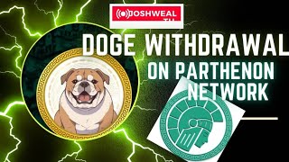 doge withdrawal on parthenon network athene tutorial on how to withdraw your doge💯 [upl. by Ericha]