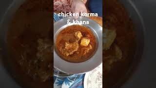 chicken korma ampkhana  muslim style lunch chicken viralvideo ytshorts indiancurry [upl. by Raine669]