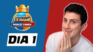 FINALES DEL MUNDO DE CLASH ROYALE EN ESPAÑOL DIA 1  CRL 2023 [upl. by Romeyn]