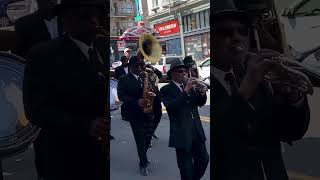 Unforgettable Farewell for our friend with Traditional Brass Band in San Francisco [upl. by Aynotan]