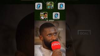 ANTONIO RUDIGER blind ranks REAL MADRID LEGENDS🤠efootball [upl. by Avlasor]