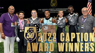 2022 DCI World Championship Caption Award Winners [upl. by Dihahs]