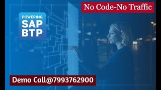 Call7993762900No1 SAP BTP Online Classes Training in HyderabadPuneBangaloreChennaiMumbai [upl. by Ajar]