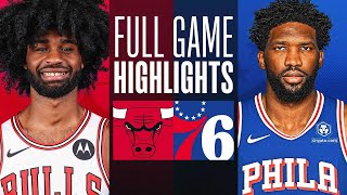 BULLS at 76ERS  FULL GAME HIGHLIGHTS  December 18 2023 [upl. by Grochow808]