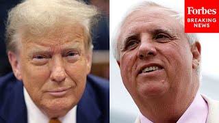 JUST IN Trump Endorses Governor Jim Justice For West Virginias Republican Primary Election [upl. by Samled]