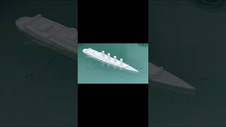 3D Printed Lusitania Model Sinking [upl. by Hazaki]