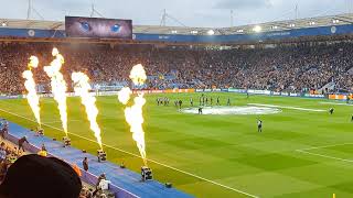 Leicester vs Roma Conference League  Away supporters cheering Claudio Ranieri on Foxes video [upl. by Thayer]