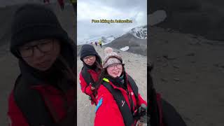 Hiking in Deception Island as our last stop in Antarctica 🗻✨ cruiseship expedition travel [upl. by Eelyahs738]