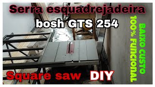 Mesa deslizante para serra Dewalt DW 745 [upl. by Casady]