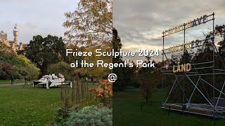 Frieze Sculpture Park 2024 at the Regents Park London [upl. by Whitebook]