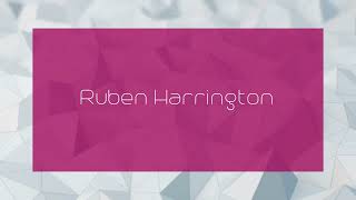 Ruben Harrington  appearance [upl. by Aikim195]