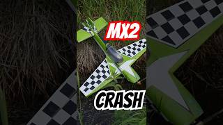 MX2 CRASH rcplanecrash shorts [upl. by Chaney]