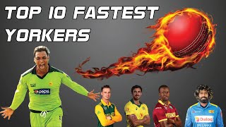 Top 10 Fastest Yorkers in Cricket History  Deadliest Yorkers  Toe Crushing Yorkers  Fire Yorkers [upl. by Caryn]