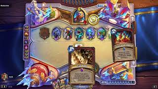 HearthStone Guerreiro com deck Escudo de Odyn vs Sacerdote modo padrao [upl. by Olleina240]