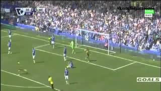 Everton vs Watford 2 2 2015 Layun Goal [upl. by Imeka]