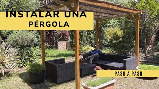 Cómo instalar una pérgola PASO a PASO ¡Super fácil  👩‍🔧 ⛱️  Nortene y Jardinatis [upl. by Adnohryt888]