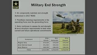 Army Budget Director Briefs Media on FY2018 Budget Proposal [upl. by Pleasant]