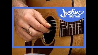 Auld Lang Syne for Solo Guitar 3of4 Christmas Songs Guitar Lesson ST101 How to play [upl. by Knah]