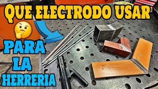 🤔 Que ELECTRODO usar para INICIAR en la HERRERÍA y QUE AMPERAJE USAR 🔥 [upl. by Leventis]