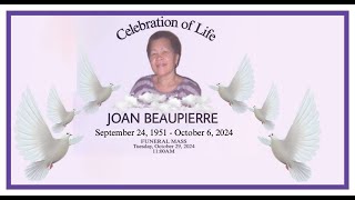 Funeral Service of Mrs Joan Beaupierre  10292024 [upl. by Mayram]