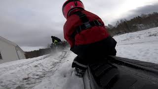 STIGA Snowracer King Size GT GoPro Hero 7 [upl. by Yerbua]