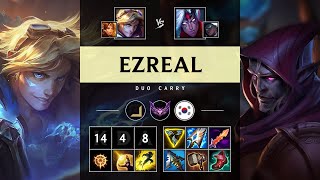 Ezreal ADC vs Varus Triple Kill Dominating  KR Master Patch 1419 [upl. by Alemaj554]