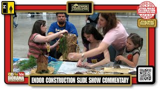 Diorama Builders Booth Endor Construction Slide Show Commentary  2007 Star Wars Celebration IV [upl. by Ralip]