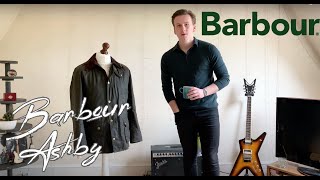 Barbour Ashby Olive Wax Jacket  Wax and Tartans [upl. by Ardath507]