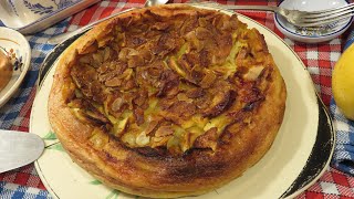 MON CLAFOUTIS AUX POMMES à lancienne de la Mère Mitraille  Gourmandises TV [upl. by Storfer]