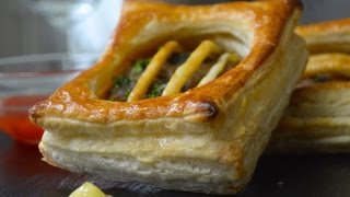 Puff Pastry dough  plus many ideas for different puff pastry shapes [upl. by Nahgeam]