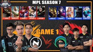 NXP vs OMEGA GAME 1  MPL S7 W5 D3 [upl. by Naejeillib]