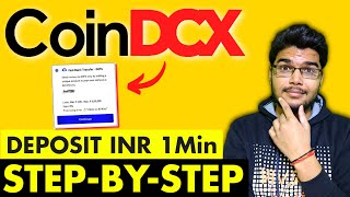 CoinDCX deposit INR StepByStep  CoinDCX Deposit Problem SOLUTION [upl. by Oiramd]