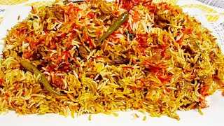 EID DAWAT SPECIAL BEEF BIRYANI RECIPE  FAMOUS KARACHI BEEF BIRYANI [upl. by Eniarol619]