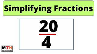 How to simplify the fraction 204 [upl. by Prentice]