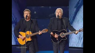 2000  Denmark  Olsen Brothers  Fly On The Wings Of Love 1st place at Eurovision Song Contest [upl. by Enomar]